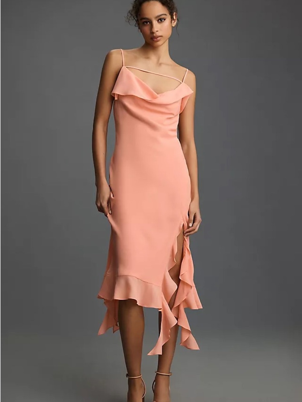 Mare Mare Anthropologie Asymmetrical Hem Dress Size Small FLAW